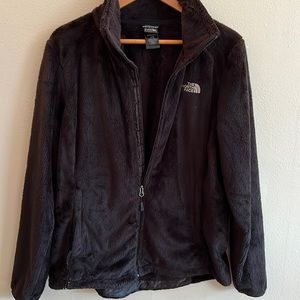 Black Fuzzy The North Face Jacket